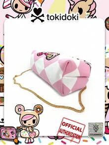 [Tokidoki]IP Cartoon Pattern Clasp Design Crossbody Bag, Detachable Chain Clutch, Cosmetic & Daily Essentials Organizer, Party & Evening Bag, Suitable For Shopping, Party, Holiday Gift For Friends - Multicolor - View 5