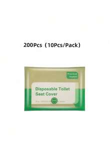 10-200片/包 一次性马桶座垫，防水旅行露营酒店浴室马桶垫配件，防水一次性马桶座垫 - 保护垫 - 便携式，适用于公共卫生间、旅行和度假浴室，秋季装饰 - 彩色 - 查看 11