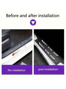 4 件装真皮门槛保护装饰条，适用于日产 ALTIMA 车型车门 - 4PCS - 查看 2