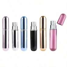1pcs 5ml Refillable Perfume Bottle Mini Aluminum Perfume Spray Bottle Travel Container With Empty Atomizer Bottles - Màu hỗn hợp - Xem 8