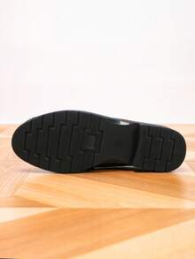 女士乐福鞋，圆头蝴蝶结装饰平底鞋，户外复古女鞋，休闲学院风鞋 - 銅色 - 查看 8