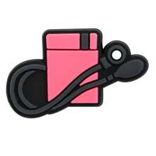 12/20件套可爱卡通粉色护士系列鞋饰套装，PVC材质，可作沙滩包装饰，鞋履配件挂件，生日、圣诞节、情人节、万圣节派对礼品之选 - 彩色 - 查看 10