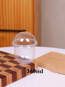 10 chiếc cốc có nắp trong suốt dùng cho trà sữa, cà phê, nước trái cây, bánh ngọt, kem và trái cây với cốc bột giấy bằng gỗ, lý tưởng cho các buổi họp mặt tại nhà, tiệc sinh nhật, dã ngoại, cắm trại và món tráng miệng Túi quà tặng mang đi Tiệc đồ dùng học tập nhà bếp Túi thực phẩm Hộp thực phẩm Thích hợp cho kẹo Bánh quy sô cô la, v.v. - Trong sáng - Xem 19