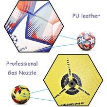 Balon de futbol de Entrenamiento Juvenil Tamaño Normal de Partido 5 Balon Numero 5 Estilo Copa del Mundo con Red De Agujas para Niños y Adultos Soccer Lovers GiftJuguetes clásicos de la infancia, imprescindibles para niños - OZB - Ver 6