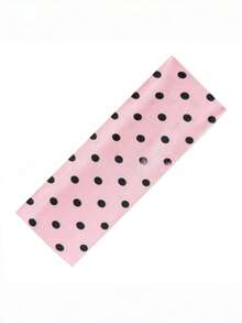 新款波尔卡圆点瑜伽弹力头带，时尚圆点化妆头巾，运动健身吸汗发带发饰冬季围巾女式头巾 - 彩色 - 查看 18