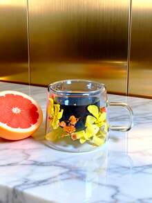 1-2-6个装，80毫升双层带把手玻璃咖啡杯，适用于意式浓缩咖啡、茶、牛奶、卡布奇诺等。独特的生日和情人节礼物。 - 彩色 - 查看 2