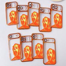 1个电镀恶魔/骷髅防震TPU手机壳，兼容 17 Air/17 Pro Max、16、11、15 Pro Max、14 Pro Max - 橘色 - 查看 8