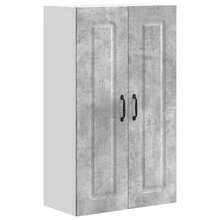 vidaXL Armario de cocina Kalmar gris beton 60 x 31 x 100 cm - Gris - Ver 1