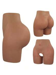 Almohadilla de silicona sin costuras para realzar el trasero - Curva instantáneamente para dar forma a la cintura, mejor regalo potenciador de la confianza - Marrón - Ver 3