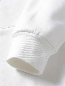 CHICLY19 Women's Oversized Angel Wings Print Hoodie - Black Y2K Back Graphic Pullover,  Fall Winter  Streetwear Long Sleeve Hooded Top, Loose Fit Casual Daily Wear, Retro Aesthetic Statement Pattern Hooded Sweatshirt For Adults, Comfy Oversized Silhouette Womens Winter Clothes, Sudadera, Pullovers For Women, Sweatshirt, Sweatshirts For Women - 白色 - 查看 3