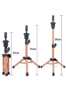 这些光头男女模特的头部都配有可调节的定位销，用于制作假发、展示帽子和眼镜等。 - 駝色 - 查看 3