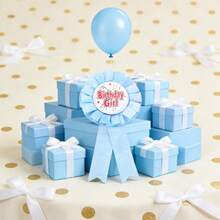 Instant Celebration Upgrade Kit, Ready-To-Use Badge & Corsage For Birthdays & Special Events - Rose-red Girl - View 6