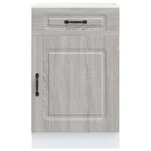 vidaXL Armario de cocina Kalmar sonoma gris madera de ingeniería - Gris - Ver 4