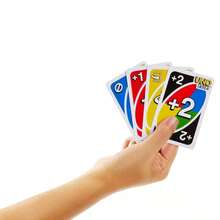 Mattel UNO Classic Permainan Kartu Pemain Tunggal, Permainan Kartu Pesta Multipemain, Hadiah Liburan yang Sempurna - GDR44 - View 4