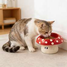 Elevated Cat Bowl To Protect Neck, Large Diameter Ceramic Cat/Dog Food Bowl, Anti-Spill Pet Feeder - 100ml - View 7