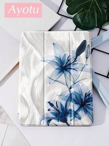 Ayotu Lily Pattern Computer Case And Kindle E-Book Case Are Compatible With 10th Generation, 11/Air 4th/Air 7th/9.7 Inches,Kindle (11th Generation -2024 Release) (6 Inches) Kindle Paperwhite 12th Gen 2024, It's A Great Holiday Gift With Stylish And Simple Patterns. - Multicolor - View 5