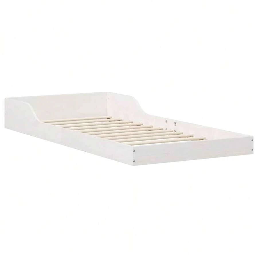 vidaXL Cadre de lit Blanc 80 x 200 cm Spilla solida - Bianco - Visualizzare 1
