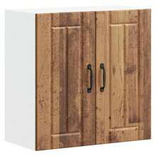 vidaXL Lucca Küchenwandschrank, Altholz, Holzwerkstoff - Braun - Übersicht 1