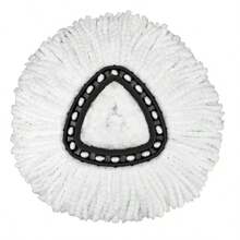 3 Pack Spin Mop Refill - Replacement Head Compatible With O Cedar, Microfiber Spin Mop Refills,Clean The Floor. Easy Floor Cleaning Mop Head Replacement - Bonison - 白色 - 查看 4