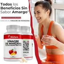 Vinagre de Manzana Organico "Cultivo Madre" Concentrado 100% Puro (180 Capsulas de 500mg) - [Extremadamente Eficaz] - | Alta Concentracion | Rapida Absorcion | Calidad Suprema | Suministro Para 90 Dias | - Organic Apple Cider - BioHerb. (180 CAPSULAS) - 90 cápsulas - Ver 5