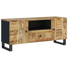 vidaXL Mueble TV 105x33,5x46 cm, mueble de madera y estructura de ingeniería - Marrón - Ver 11
