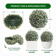 Piante artificiali - Bianco Diametro 40CM - Visualizzare 8