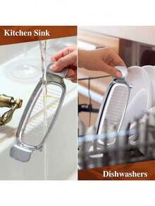 1pc Stainless Steel Butter/Cheese Slicer, Creative Kitchen Tool For Foie Gras, Cheese Cutting - Silver - View 3