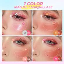 TendenciaMinimeli Paleta 3 En 1 Sombra Rubor E Iluminador Gitter 4.5gCalidad premium - 02 - Ver 7