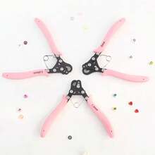 1 Set Curved Pliers Kit & Jewelry Making Tools - 1.5/2.25/3mm Professional Coiling Pliers For 18-26 Gauge Craft Wire, Includes Wire Straightener And Jewelry Saw Frame With Blade, For DIY Beaded Earrings & Bracelet Making (Please Select Option Based On Image)