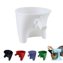 Flour Sifter Funnel With Tilting Spout And Anti-Spill Design - Fits KitchenAid Artisan KSM150 And 5-Quart Tilt-Head Mixers, Durable Plastic Construction, Ergonomic Handle And Stable Base For Precise Baking - Easy To Clean - Multicolor - View 7
