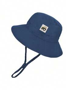 1pc Unisex Kids Summer Sun Hat, UPF 50+ Sun Protection Beach Hat - 1PC - View 20