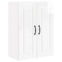 vidaXL Küchenschrank mit Ablage, Hochglanzweiß, 60 x 31 x 80 cm - Weiss - Übersicht 1