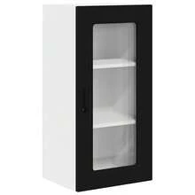 vidaXL Kalmar 2-teiliger Küchenschrank, schwarz, 40 x 31 x 80 cm - Schwarz - Übersicht 5