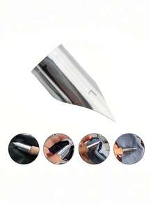 新款领子折叠工具，服装厂快速领子折叠器，可折叠双面领子、双面口袋、双面腰带，不锈钢快速领子折叠工具：适用于衬衫、裤子及五金配件的领子折叠器 - 彩色 - 查看 8