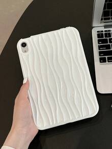 1PC Ripple White Tablet Compatible With - White - View 1