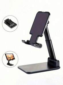 1pc Foldable Desk Phone Holder Stand, Compatible With All Smartphones, Ideal Office Accessory, Suitable For Android Phones, Birthday Gift For Family And Friends, Phone Accessory - Multicolor - View 6