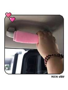 1pc General Motors Parts Suede Door Bow Handle Gloves Soft Car Door Handle Protective Cover - Bow - View 5