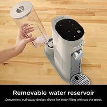 mhjNinja Pods and Grounds - Cafetera de una sola reserva compatible con cápsulas  molidos de cerveza diseño compacto depósito de 52 onzas taza de 6 onzas a 24 onzas tamaños de taza de viajesleeping Bags - Piedra - Ver 6