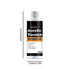 1 Bottle 60/120/250ml Acrylic Clear Varnish Sealant, Non-Yellowing, Anti-Cracking, Suitable For Professional Artists, Hobbyist Painters, Crafts Sealing, Oil Paintings, Canvas, Wood.