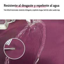 Bolso de Viaje de Gran Capacidad con Ruedas Giratorias 360 Impermeable de Tela Oxford Ideal para Vacaciones y Transporte de Equipaje - azul real - Ver 3