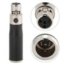 mhjASHATA Adaptador de Audio 2 Piezas Mini XLR 3 Pines Macho a Mini XLR 4 Pines Hembra Conector de Adaptador de Audio de Carcasa de Aleación de Zinc Mezcladorsleeping Bags - 219399120 - Ver 7