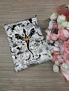 Portada de libro con tema de dragón de academia oscura romántica, regalo para lectores de novelas de fantasía, regalo de marcapáginas, regalo de inspiración para libros, portada de libro de bolsillo, regalo de libro con tema de dragón, de vuelta a la escuela, útiles escolares - Multicolor - Ver 3