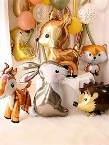 5个2026新款特大号复活节兔子铝箔气球。适用于婚礼、生日派对、房间装饰、复活节、新年、礼品和装饰气球。 - 彩色 - 查看 2