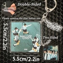 2-In-1 Reversible Ill-It Album Keychain, Bag/Car Charm, Collectible, Birthday Gift, Party Favor - Multicolor - View 5