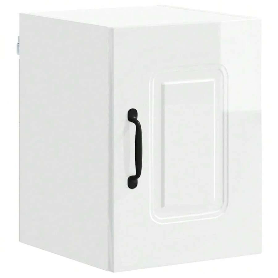 vidaXL Kalmar Küchenschrank, Hochglanzweiß, 30 x 31 x 40 cm - Weiss - Übersicht 1
