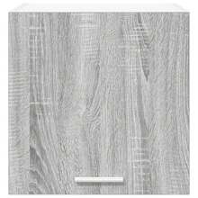 vidaXL Armoire suspendue 2 pcs Gris Sonoma et Blanc 40 x 31 x 40 cm - Gris - Voir 7
