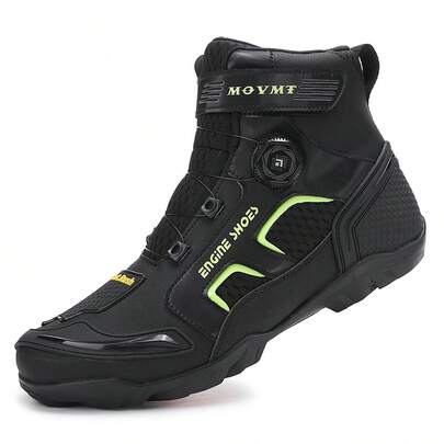 Zapatos de motocicleta, equipo para motocicleta todoterreno y de calle, botas de carreras, botas de motocicleta todoterreno de cuero de ante, botas de motocicleta profesionales para hombres