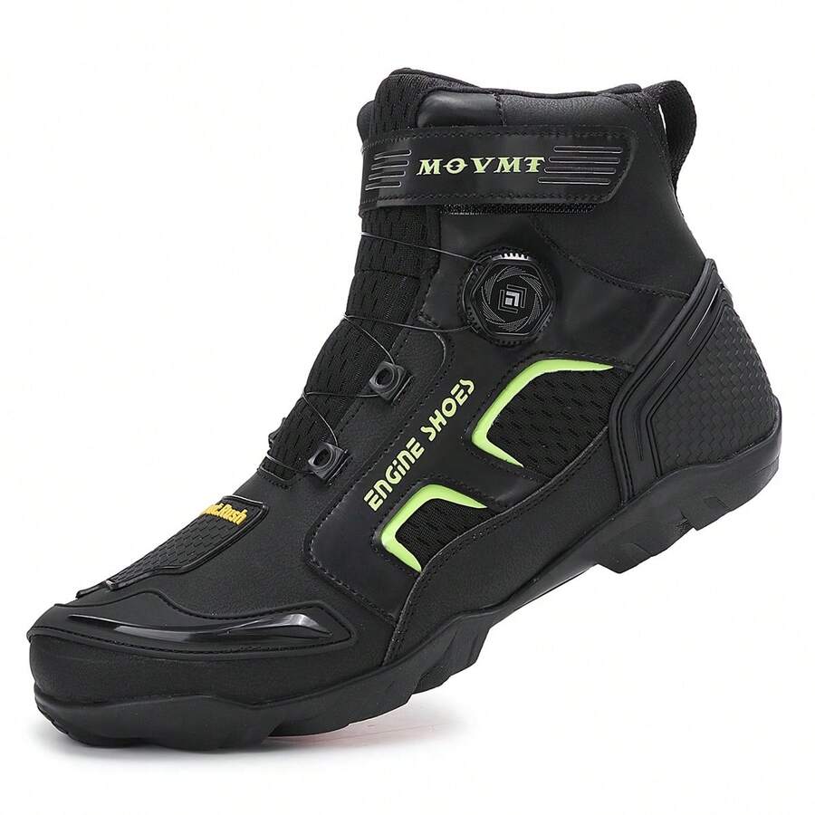 Motorcycle Boots - 6068 Black/Gray - View 1