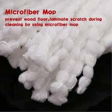 Mop Replace Head, 3 Pack Spin Mop Replacement Head Easywring 1-Tank System, Easy Cleaning, Microfiber, Machine Washable - 白色 - 查看 8