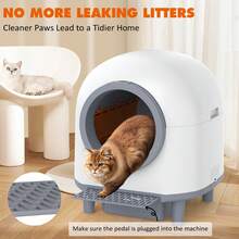 Advwin Automatic Cat Litter Box Self Cleaning, 88L Smart Litter Box For Multiple Cats With Safety Sensor Radars, Advanced Odor Control - 88L - Xem 5